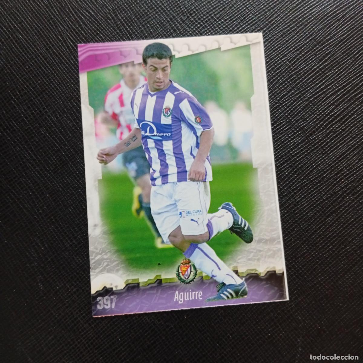 Cromos de f&uacute;tbol: 397 AGUIRRE VALLADOLID MUNDICROMO QUIZ GAME 2008 2009 FUTBOL 08 09 - A211 PG53