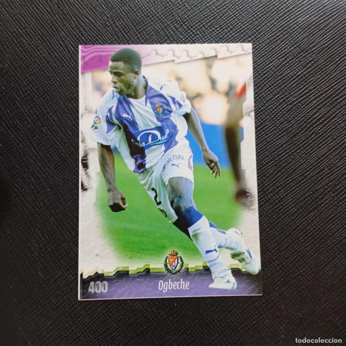 Cromos de f&uacute;tbol: 400 OGBECHE VALLADOLID MUNDICROMO QUIZ GAME 2008 2009 FUTBOL 08 09 - A211 PG53