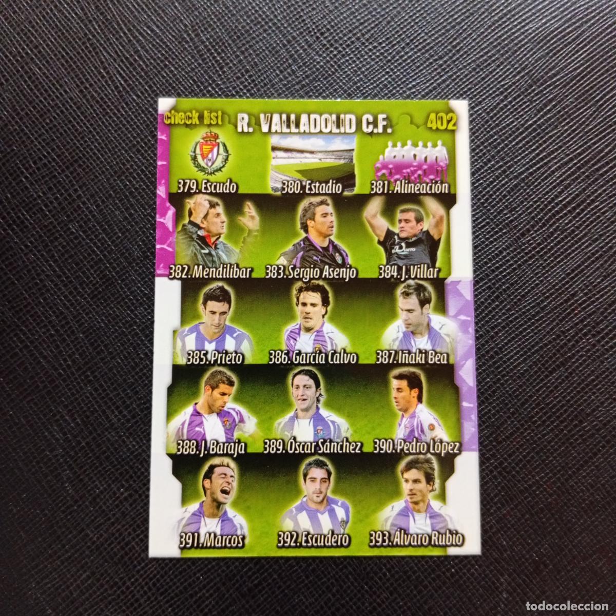 Cromos de f&uacute;tbol: 402 VICTOR VALLADOLID MUNDICROMO QUIZ GAME 2008 2009 FUTBOL 08 09 - A211 PG53