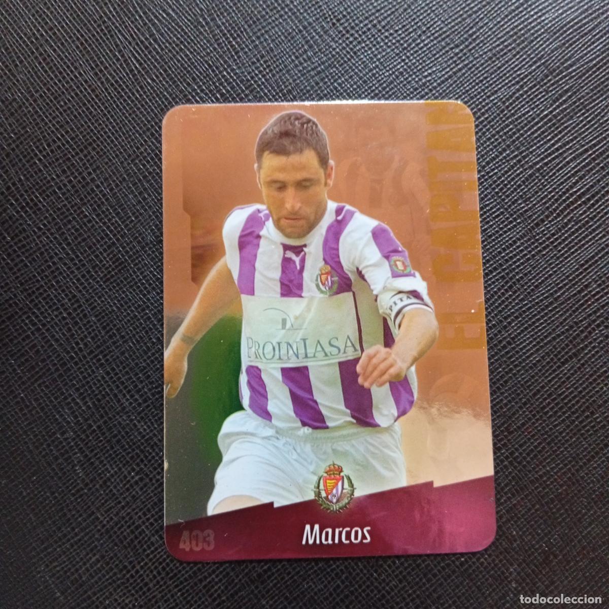 Cromos de f&uacute;tbol: 403 MARCOS VALLADOLID MUNDICROMO QUIZ GAME 2008 2009 FUTBOL 08 09 - A211 PG53 PUNTAS REDONDAS