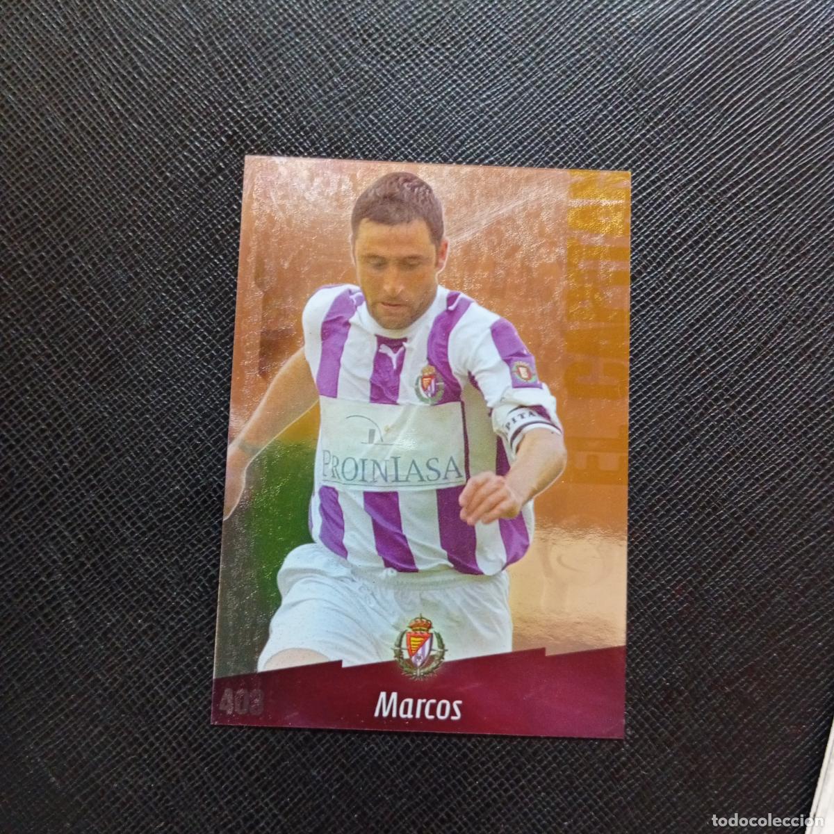 Cromos de f&uacute;tbol: 403 MARCOS VALLADOLID MUNDICROMO QUIZ GAME 2008 2009 FUTBOL 08 09 - A211 PG53 PUNTAS CUADRADAS