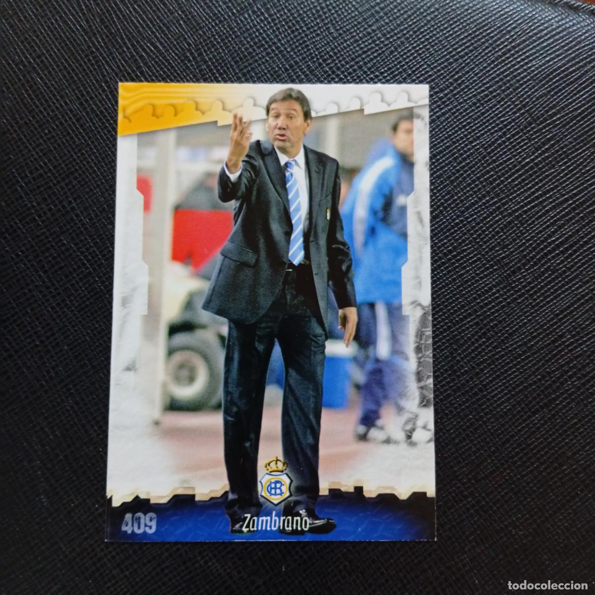 Cromos de f&uacute;tbol: 409 ZAMBRANO RECREATIVO MUNDICROMO QUIZ GAME 2008 2009 FUTBOL 08 09 - A211 PG55
