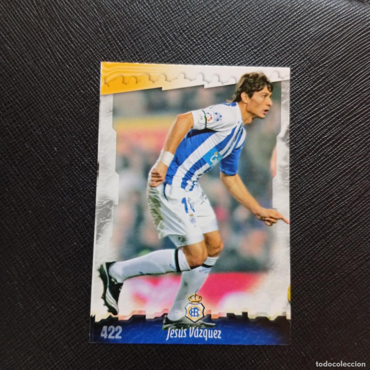 Cromos de f&uacute;tbol: 422 JESUS VAZQUEZ RECREATIVO MUNDICROMO QUIZ GAME 2008 2009 FUTBOL 08 09 - A211 PG56