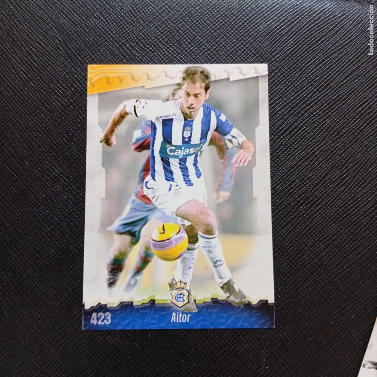 Cromos de f&uacute;tbol: 423 AITOR RECREATIVO MUNDICROMO QUIZ GAME 2008 2009 FUTBOL 08 09 - A211 PG56