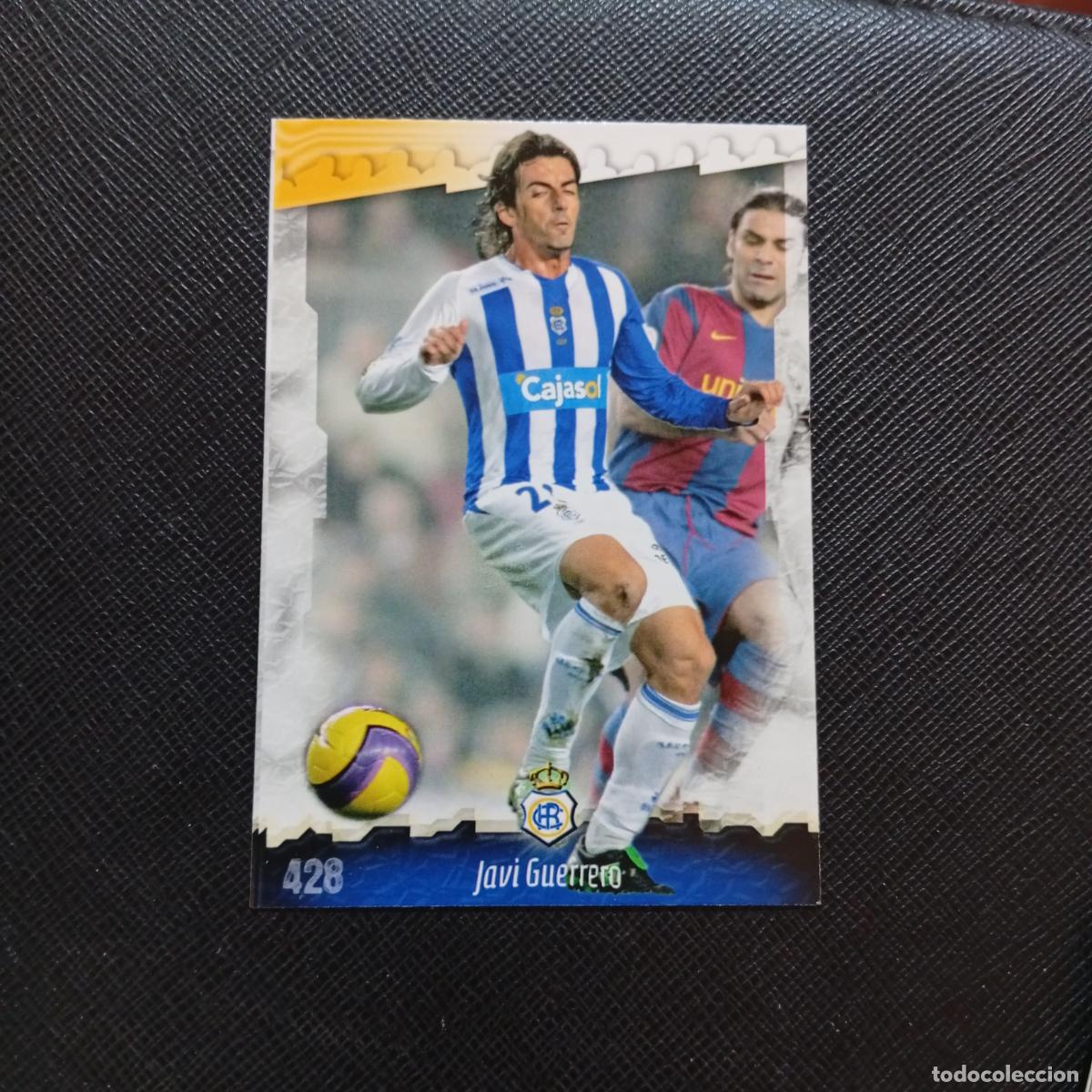 Football Stickers: 428 JAVI GUERRERO RECREATIVO MUNDICROMO QUIZ GAME 2008 2009 FUTBOL 08 09 - A211 PG57