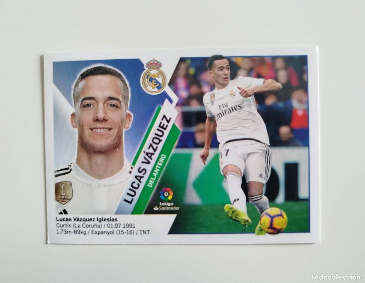 Cromos de f&uacute;tbol: Lucas V&aacute;zquez 14B SIN PEGAR NUNCA PEGADO Real Madrid Liga Ediciones Este 19 20 / 2019 2020