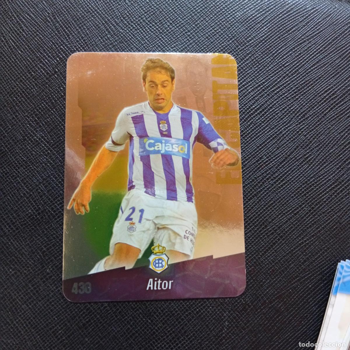 Cromos de f&uacute;tbol: 430 AITOR RECREATIVO MUNDICROMO QUIZ GAME 2008 2009 FUTBOL 08 09 - A211 PG57 PUNTAS REDONDAS