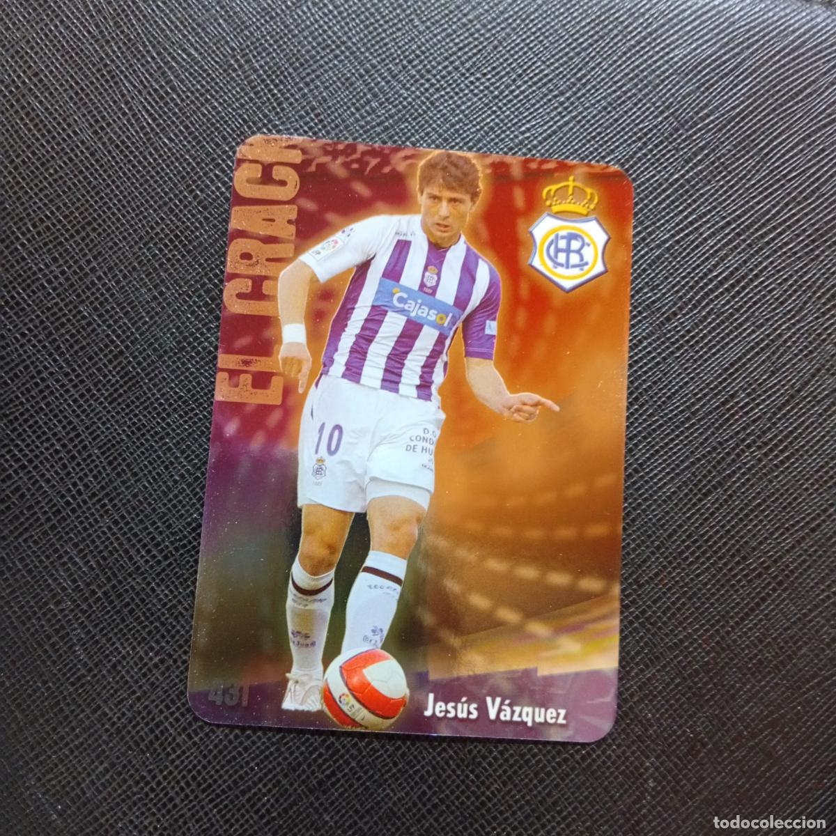 Cromos de f&uacute;tbol: 431 JESUS VAZQUEZ RECREATIVO MUNDICROMO QUIZ GAME 2008 2009 FUTBOL 08 09 - A211 PG57 PUNTAS REDONDAS