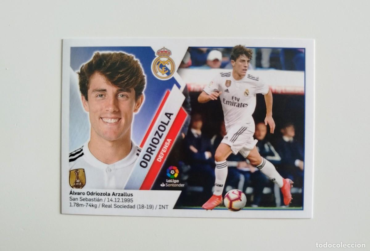 Cromos de f&uacute;tbol: Odriozola 4B SIN PEGAR NUNCA PEGADO Real Madrid Liga Ediciones Este 19 20 / 2019 2020