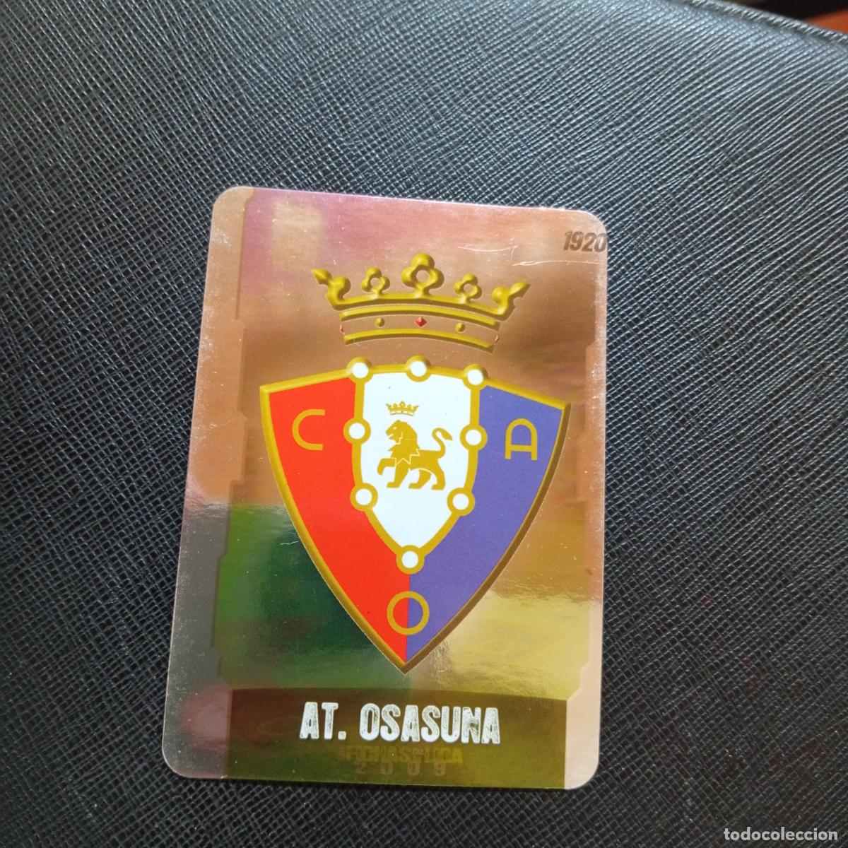 Cromos de f&uacute;tbol: 433 ESCUDO OSASUNA MUNDICROMO QUIZ GAME 2008 2009 FUTBOL 08 09 - A211 PG58 PUNTAS REDONDAS