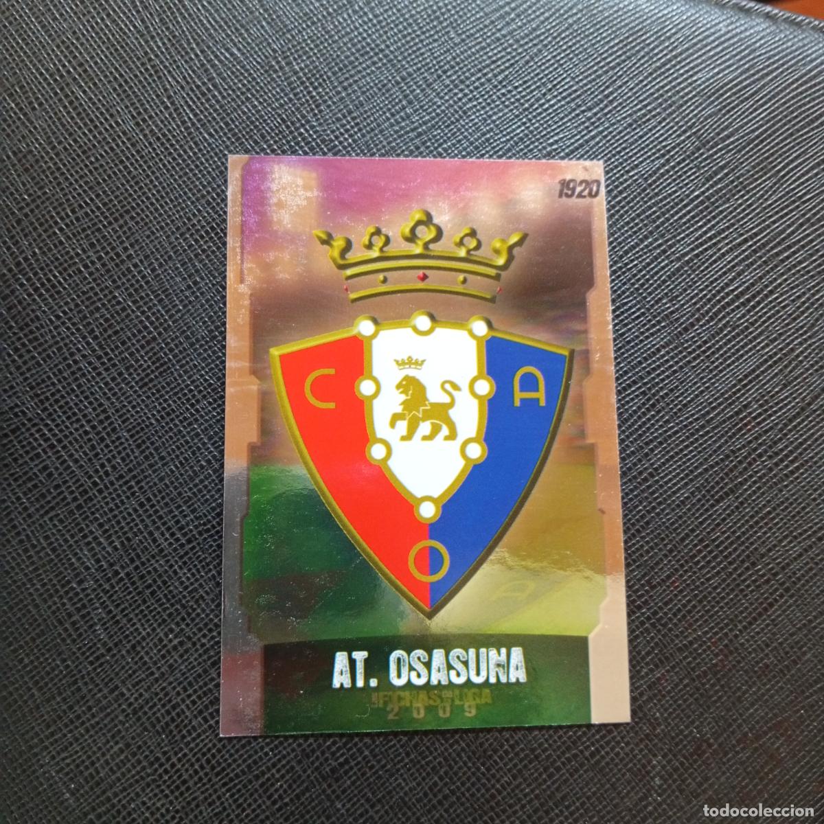 Cromos de f&uacute;tbol: 433 ESCUDO OSASUNA MUNDICROMO QUIZ GAME 2008 2009 FUTBOL 08 09 - A211 PG58 PUNTAS RECTAS