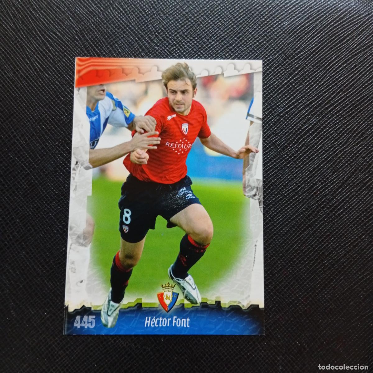 Cromos de f&uacute;tbol: 445 HECTOR FONT OSASUNA MUNDICROMO QUIZ GAME 2008 2009 FUTBOL 08 09 - A211 PG59