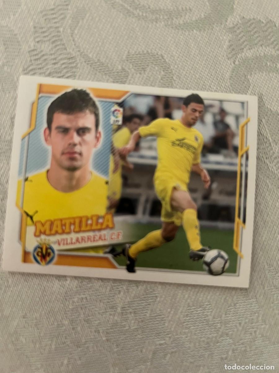 Cromos de f&uacute;tbol: MATILLA VILLARREAL COLOCA SIN PEGAR ESTE 2010 2011