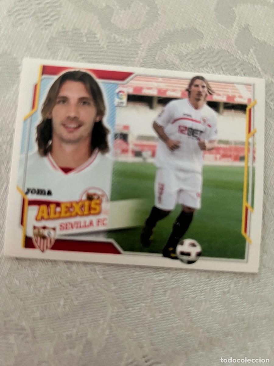 Cromos de f&uacute;tbol: ALEXIS SEVILLA COLOCA SIN PEGAR ESTE 2010 2011