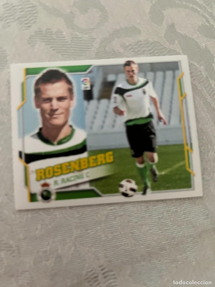 Cromos de f&uacute;tbol: ROSENBERG RACING SANTANDER COLOCA SIN PEGAR ESTE 2010 2011