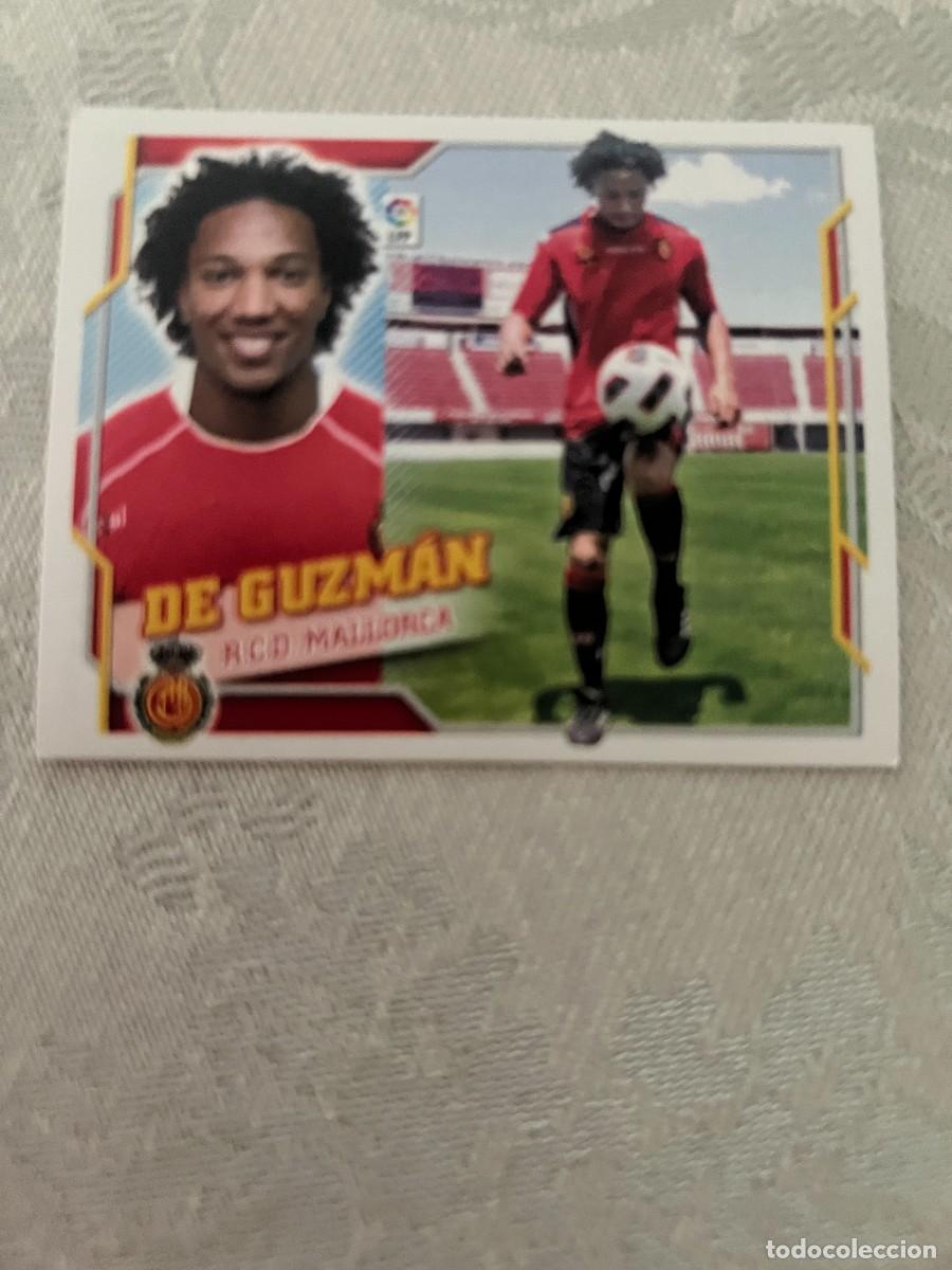 Cromos de f&uacute;tbol: DE GUZMAN MALLORCA COLOCA SIN PEGAR ESTE 2010 2011