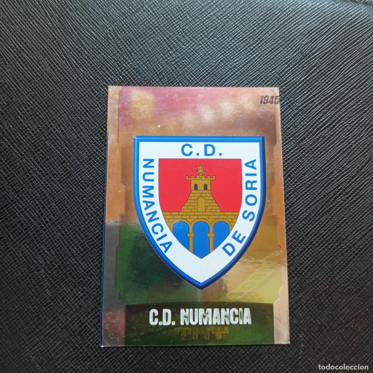 Cromos de f&uacute;tbol: 460 ESCUDO NUMANCIA MUNDICROMO QUIZ GAME 2008 2009 FUTBOL 08 09 - A211 PG61 PUNTAS RECTAS