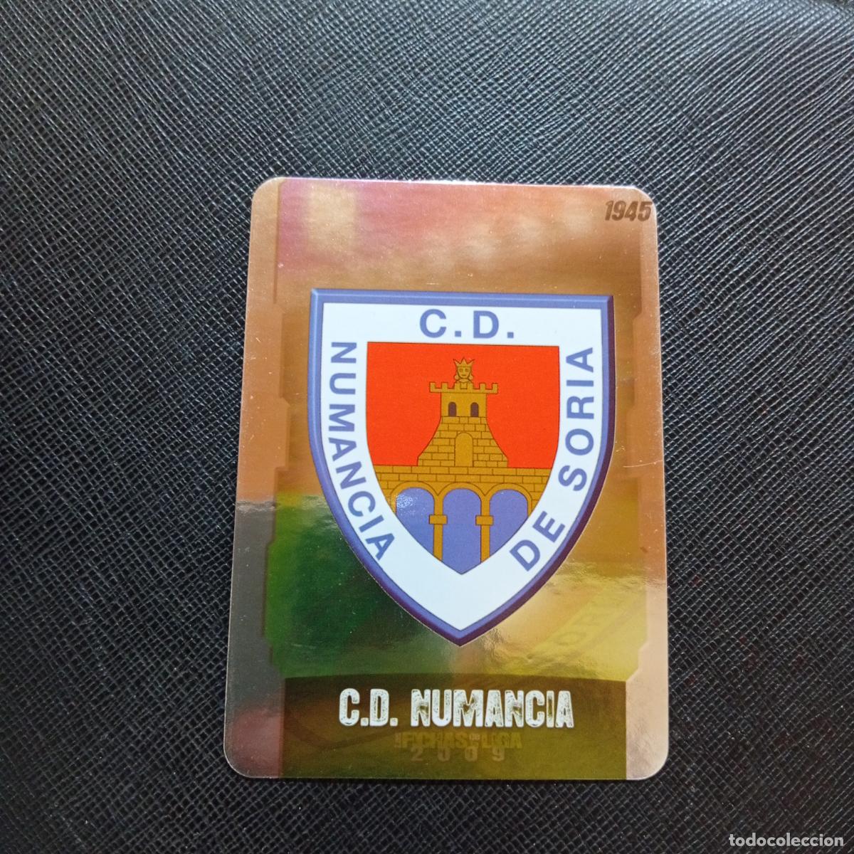 Cromos de f&uacute;tbol: 460 ESCUDO NUMANCIA MUNDICROMO QUIZ GAME 2008 2009 FUTBOL 08 09 - A211 PG61 PUNTAS RECTAS