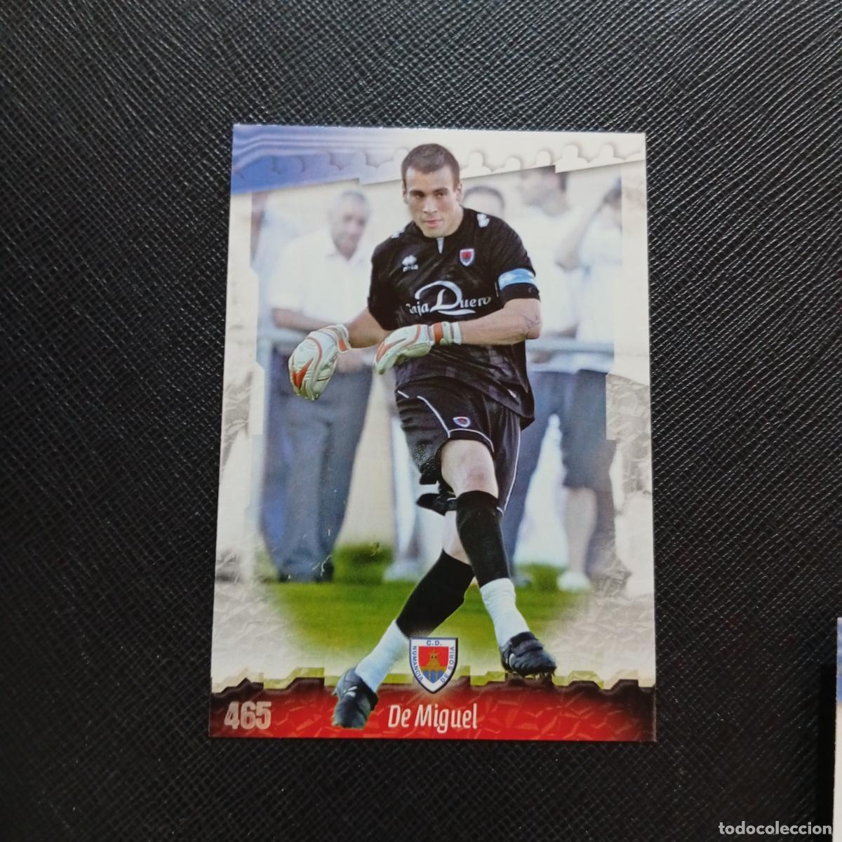 Cromos de f&uacute;tbol: 465 DE MIGUEL NUMANCIA MUNDICROMO QUIZ GAME 2008 2009 FUTBOL 08 09 - A211 PG62