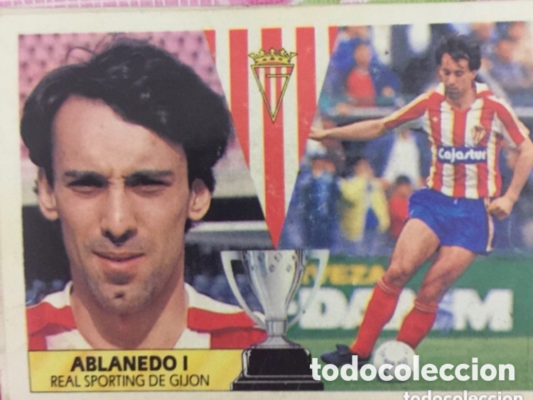 Cromos de f&uacute;tbol: ABLANEDO I(Sporting de Gij&oacute;n). Liga este