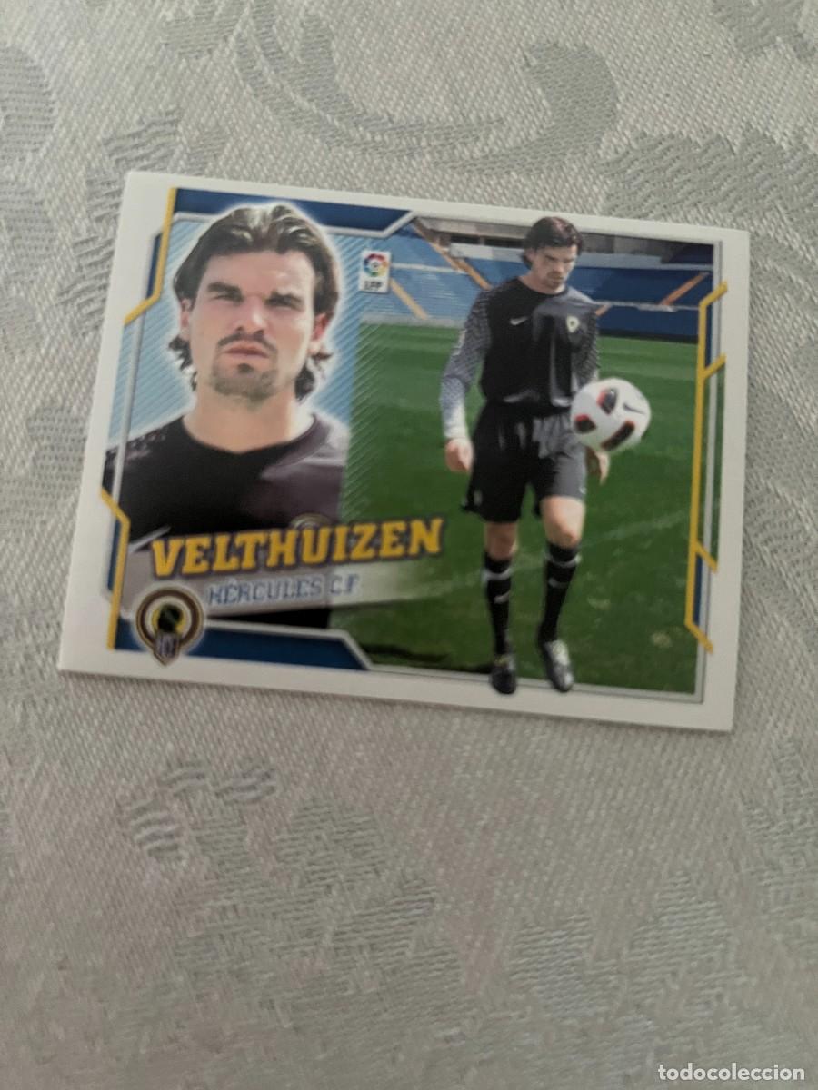 Cromos de f&uacute;tbol: VELTHUIZEN HERCULES COLOCA SIN PEGAR ESTE 2010 2011