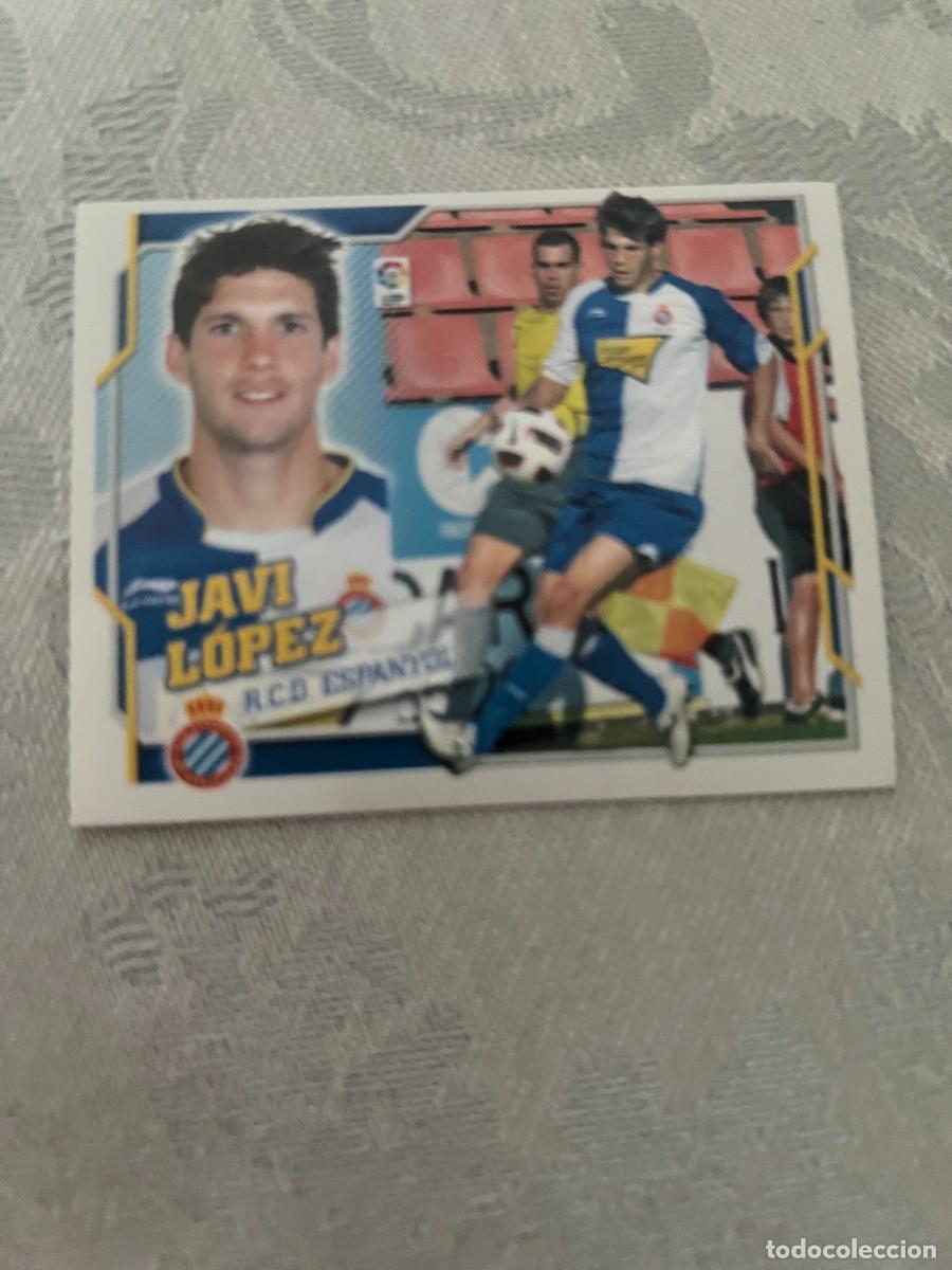 Cromos de f&uacute;tbol: JAVI LOPEZ ESPA&Ntilde;OL COLOCA SIN PEGAR ESTE 2010 2011