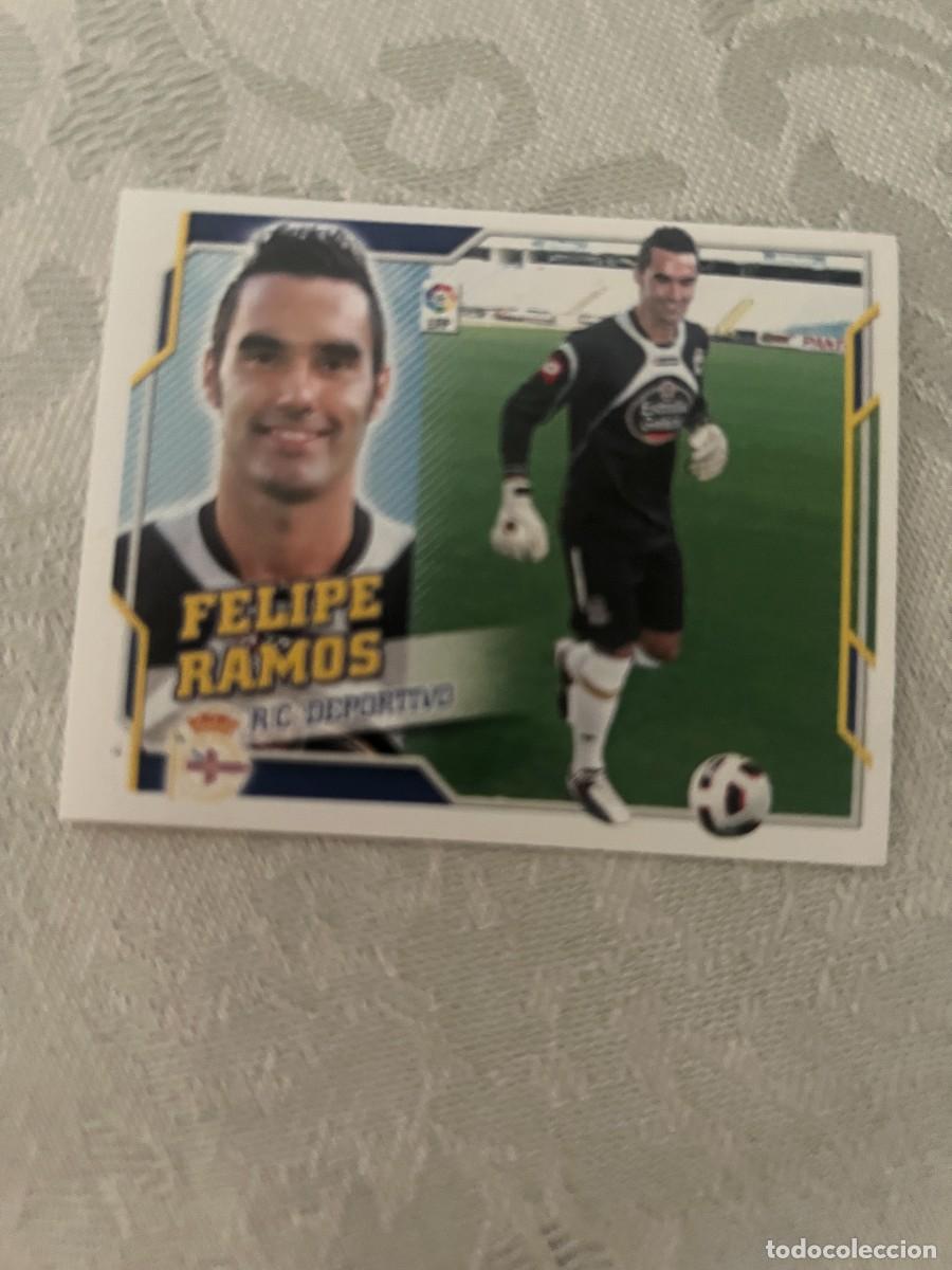 Cromos de f&uacute;tbol: FELIPE RAMOS DEPORTIVO COLOCA SIN PEGAR ESTE 2010 2011