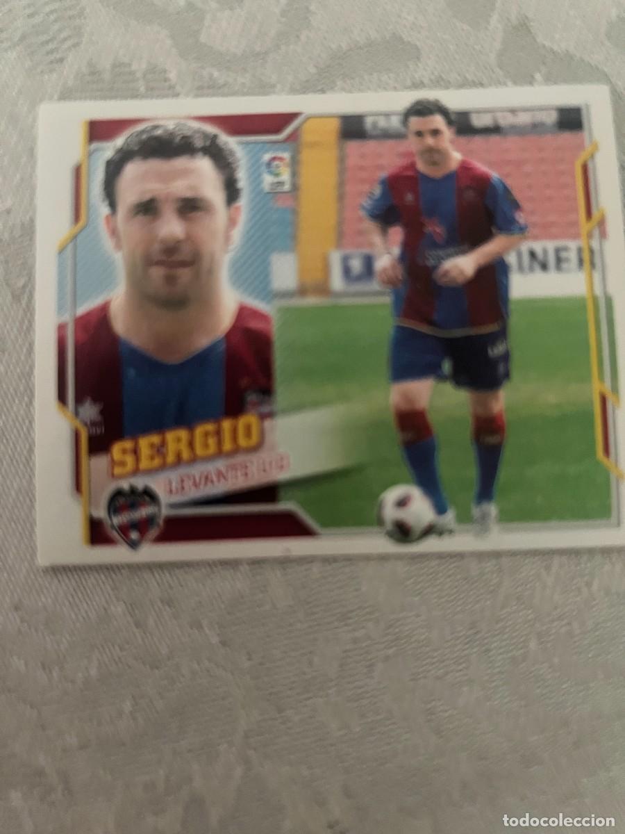 Cromos de f&uacute;tbol: SERGIO LEVANTE FICHAJE 13 SIN PEGAR ESTE 2010 2011
