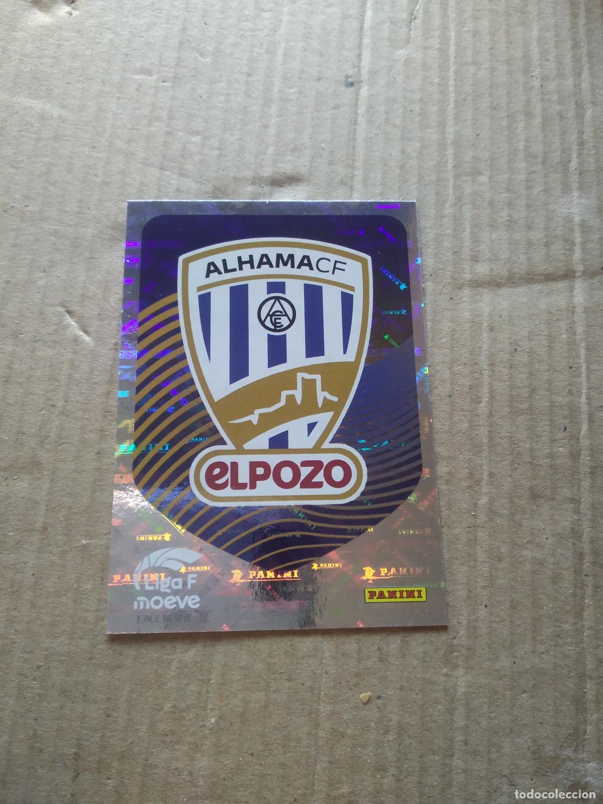 Cromos de f&uacute;tbol: 2 ESCUDO ALHAMA EL POZO CROMO FUTBOL PANINI LIGA FEMENINA 2025-2026 LIGA F WOMEN 25-26