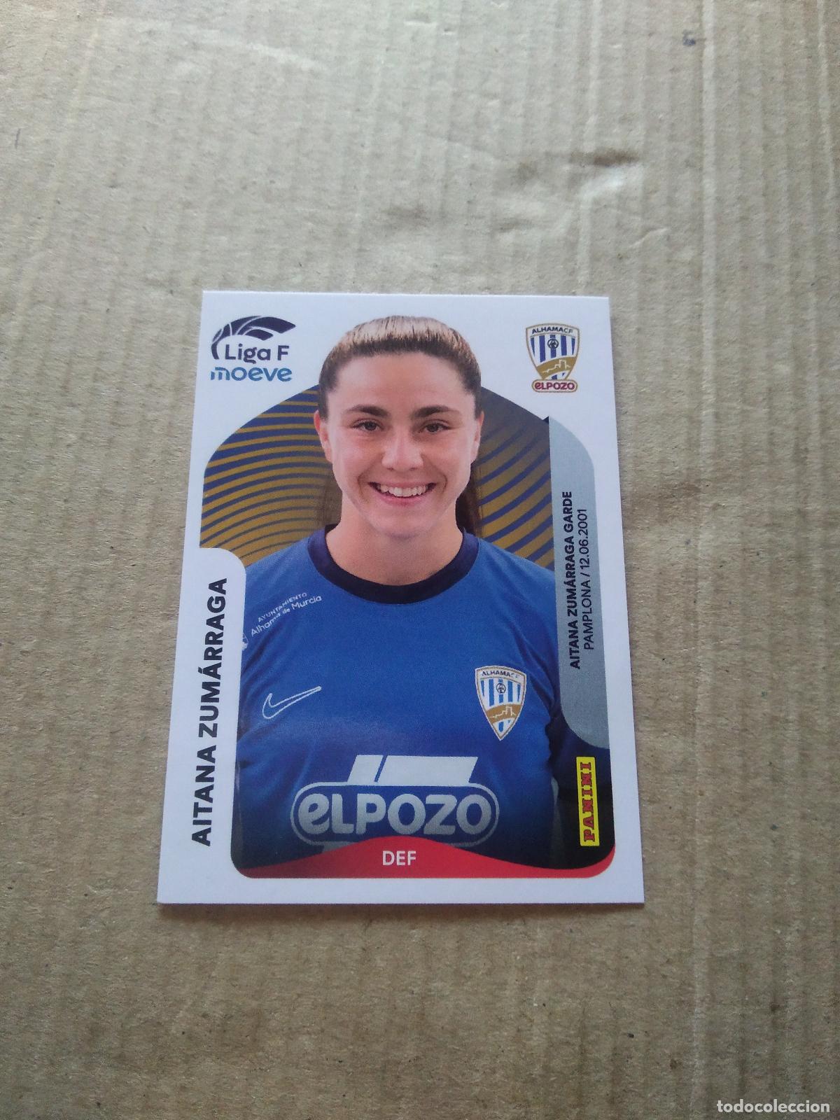 Cromos de f&uacute;tbol: 6 AITANA ZUMARRAGA ALHAMA EL POZO CROMO FUTBOL PANINI LIGA FEMENINA 2025-2026 LIGA F WOMEN 25-26