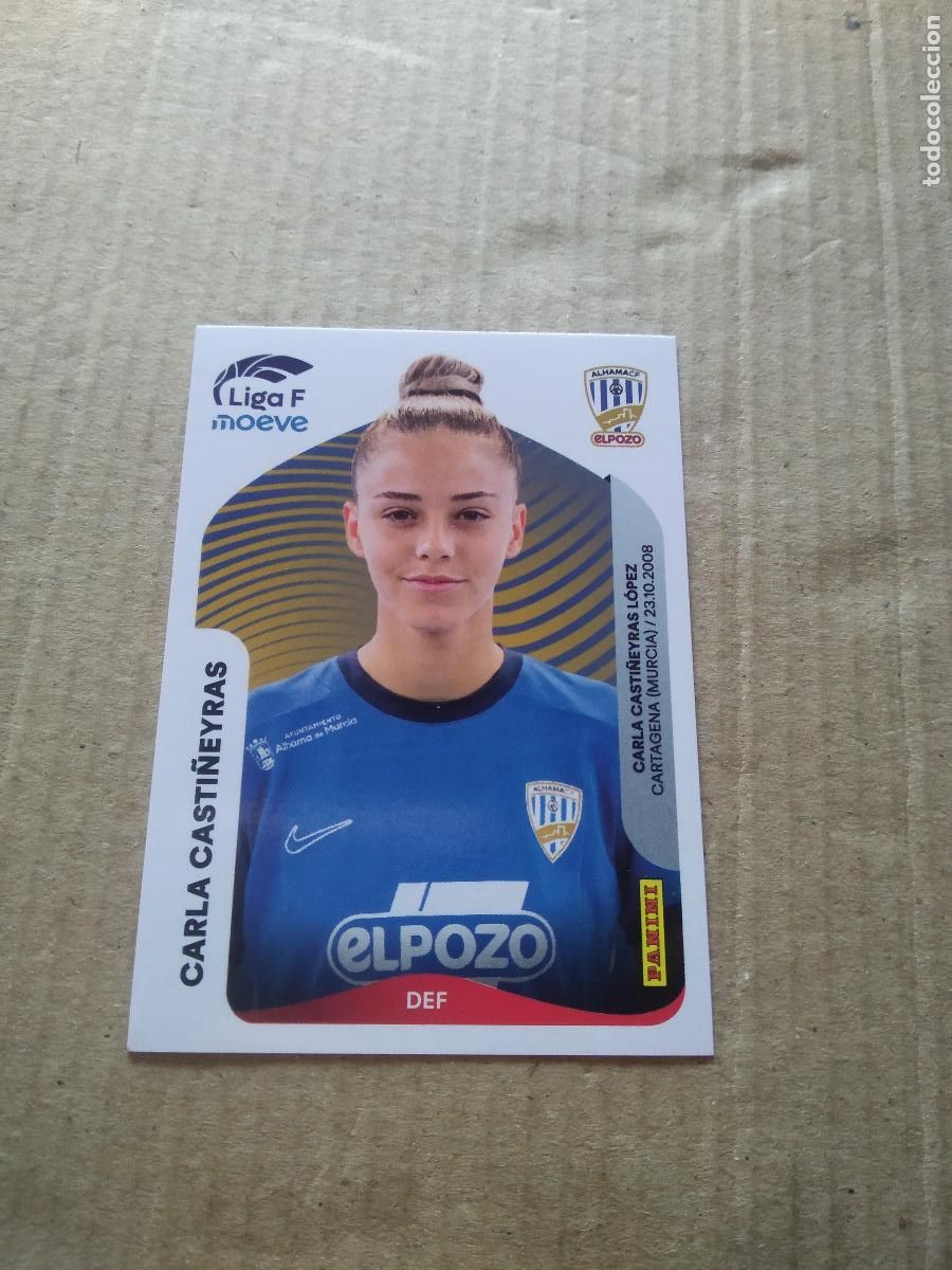 Cromos de f&uacute;tbol: 8B CARLA CASTI&Ntilde;EYRAS ALHAMA EL POZO CROMO FUTBOL PANINI LIGA FEMENINA 2025-2026 LIGA F WOMEN 25-26