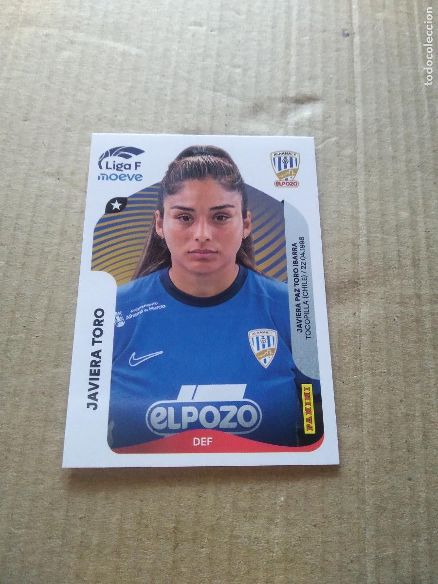 Cromos de f&uacute;tbol: 12 JAVIERA TORO ALHAMA EL POZO CROMO FUTBOL PANINI LIGA FEMENINA 2025-2026 LIGA F WOMEN 25-26
