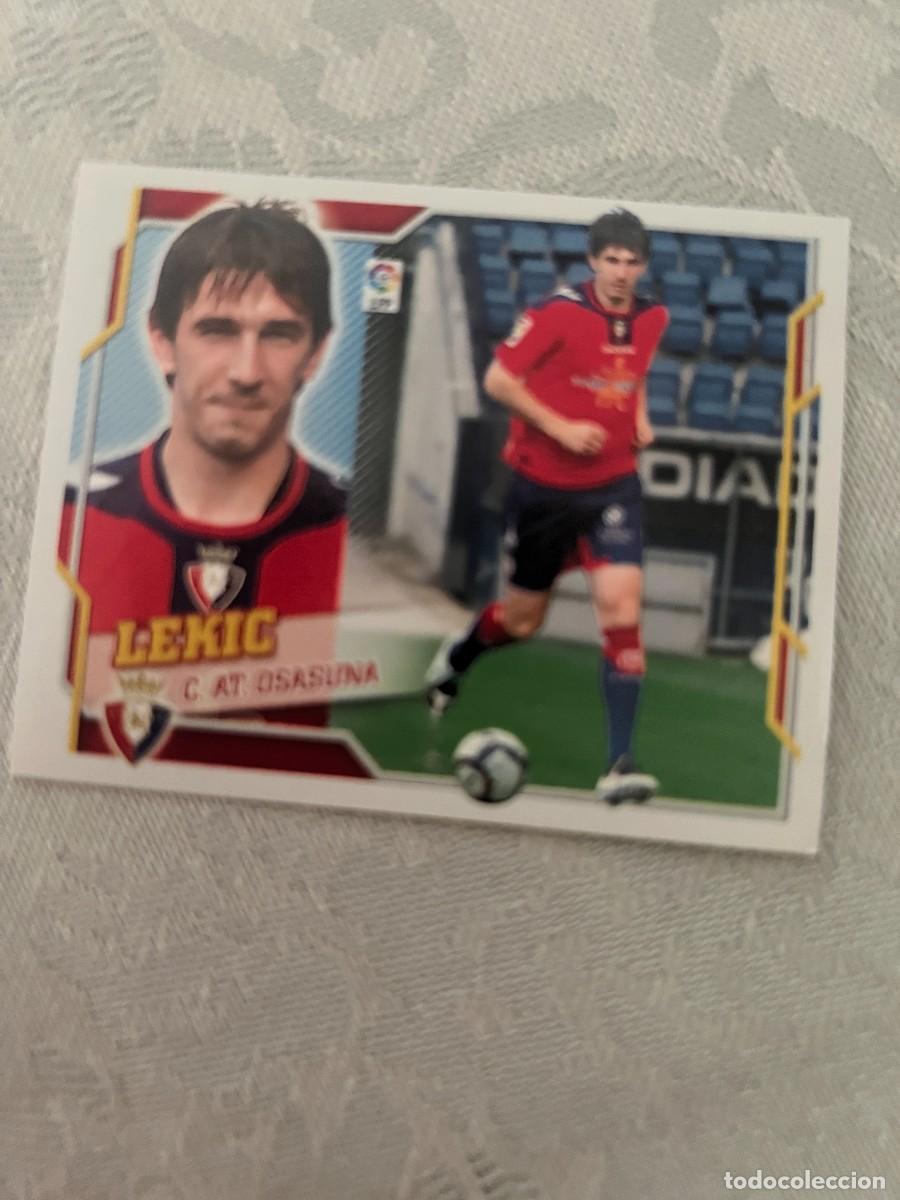 Cromos de f&uacute;tbol: LEKIC . OSASUNA FICHAJE 2 SIN PEGAR ESTE 2010 2011