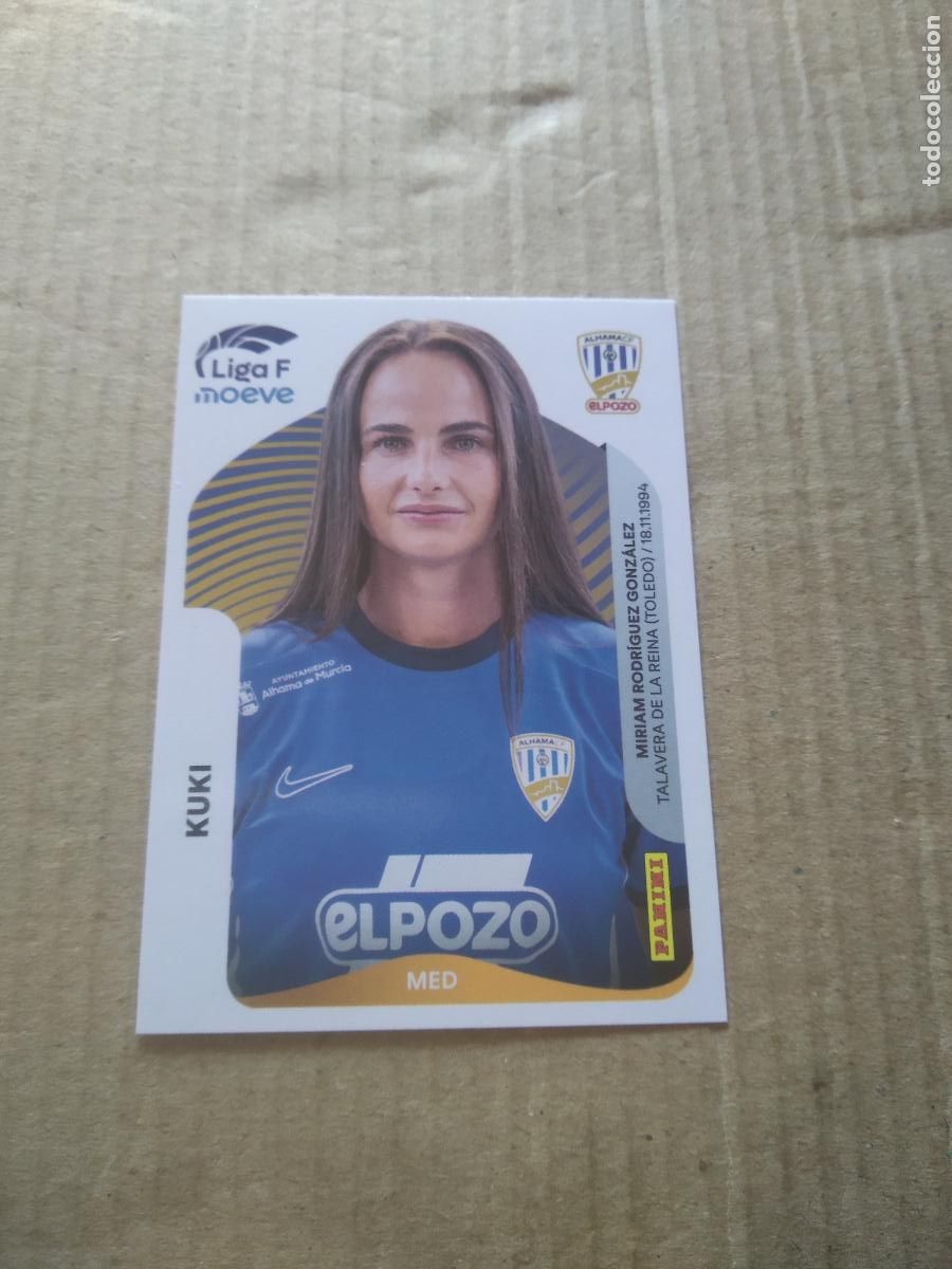 Cromos de f&uacute;tbol: 16A KUKI ALHAMA EL POZO CROMO FUTBOL PANINI LIGA FEMENINA 2025-2026 LIGA F WOMEN 25-26