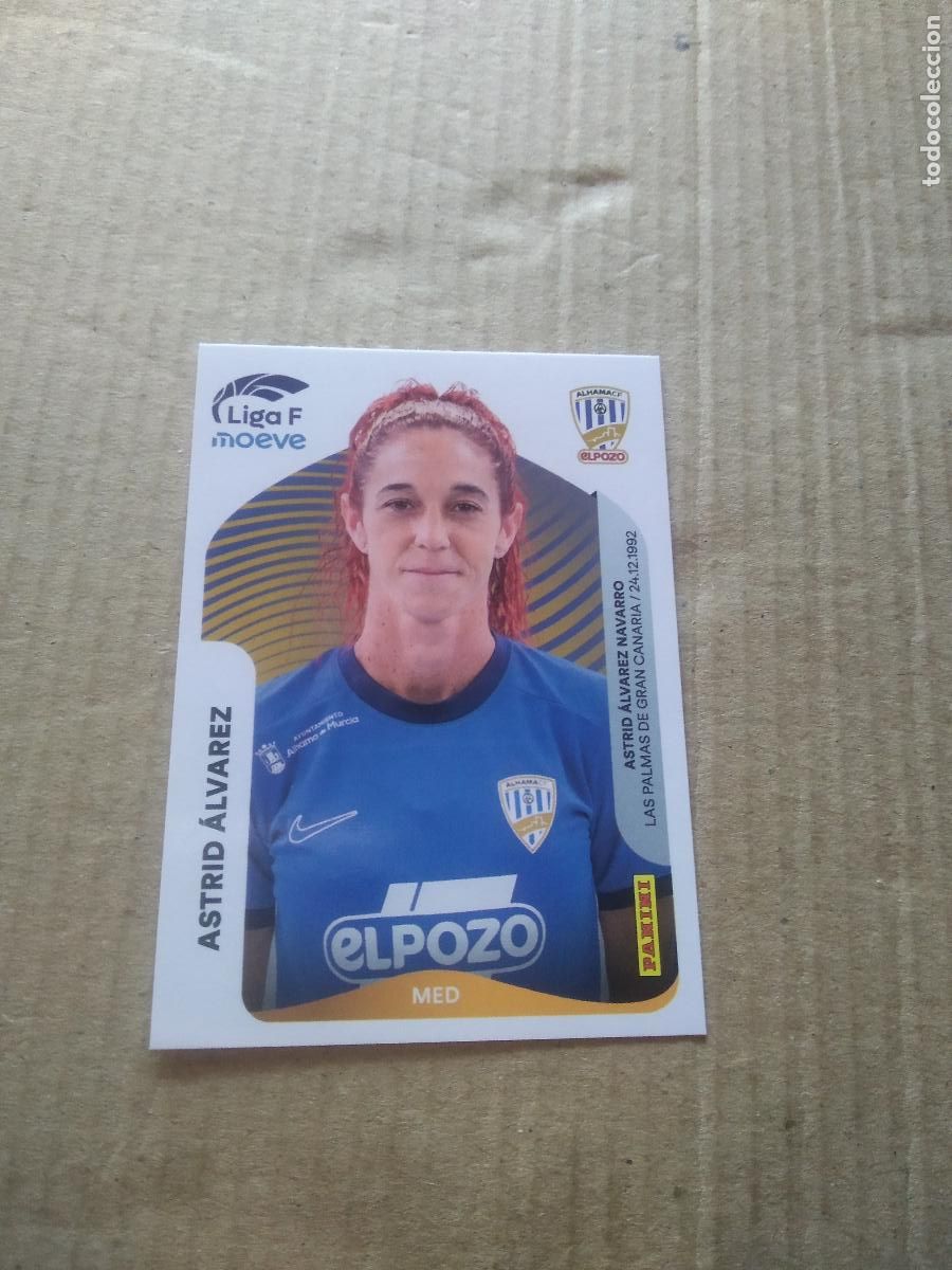 Cromos de f&uacute;tbol: 17 ASTRID ALVAREZ ALHAMA EL POZO CROMO FUTBOL PANINI LIGA FEMENINA 2025-2026 LIGA F WOMEN 25-26