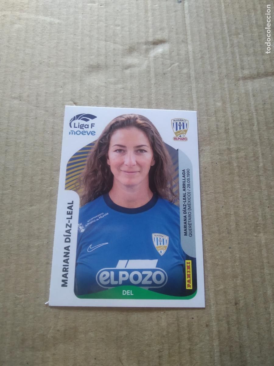 Cromos de f&uacute;tbol: 19A MARIANA DIAZ-LEAL ALHAMA EL POZO CROMO FUTBOL PANINI LIGA FEMENINA 2025-2026 LIGA F WOMEN 25-26