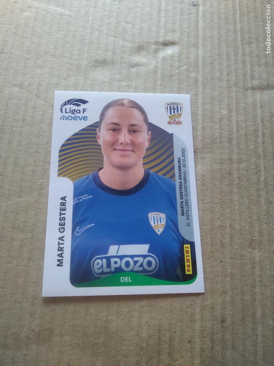 Cromos de f&uacute;tbol: 19B MARTA GESTERA ALHAMA EL POZO CROMO FUTBOL PANINI LIGA FEMENINA 2025-2026 LIGA F WOMEN 25-26