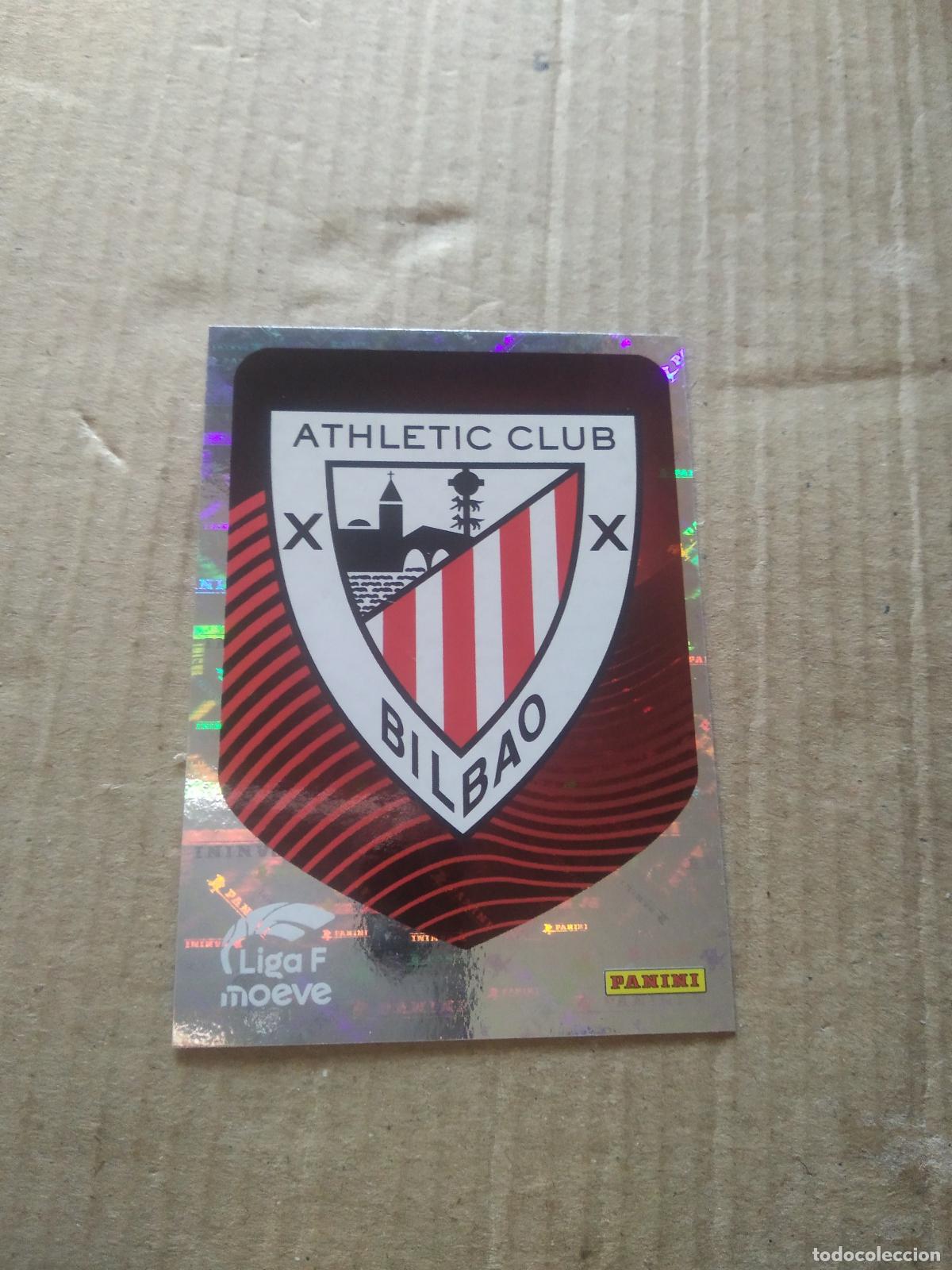 Cromos de f&uacute;tbol: 22 ESCUDO ATHLETIC CLUB BILBAO CROMO FUTBOL PANINI LIGA FEMENINA 2025-2026 LIGA F WOMEN 25-26