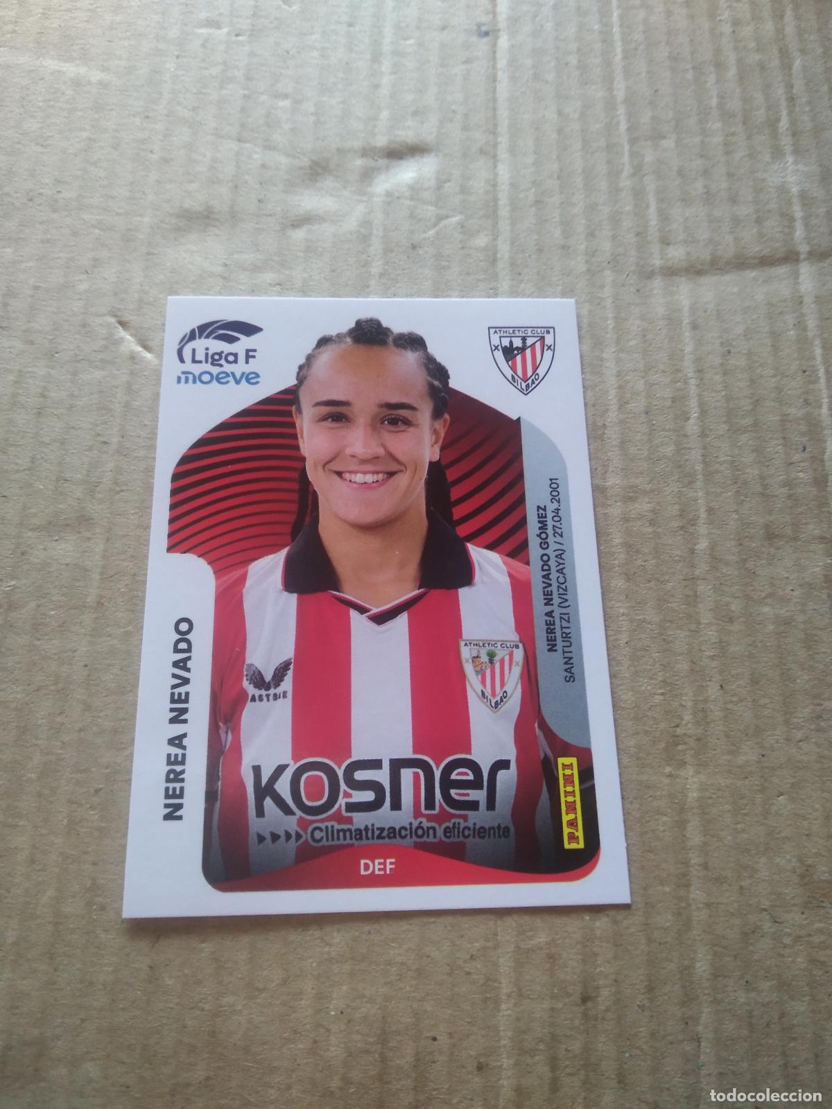 Cromos de f&uacute;tbol: 30 NEREA NEVADO ATHLETIC CLUB BILBAO CROMO FUTBOL PANINI LIGA FEMENINA 2025-2026 LIGA F 25-26