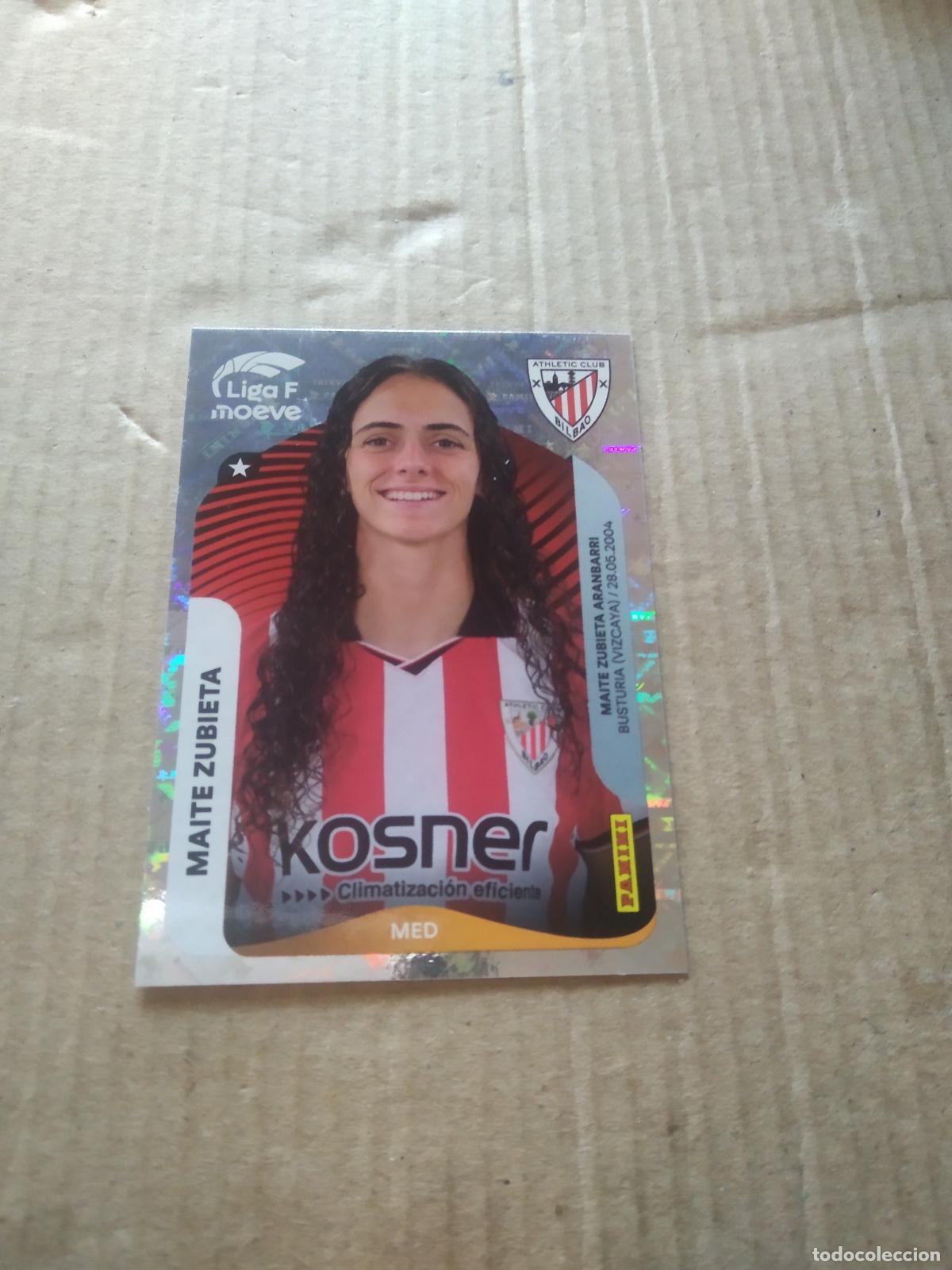 Cromos de f&uacute;tbol: 34 MAITE ZUBIETA ATHLETIC CLUB BILBAO CROMO FUTBOL PANINI LIGA FEMENINA 2025-2026 LIGA F 25-26