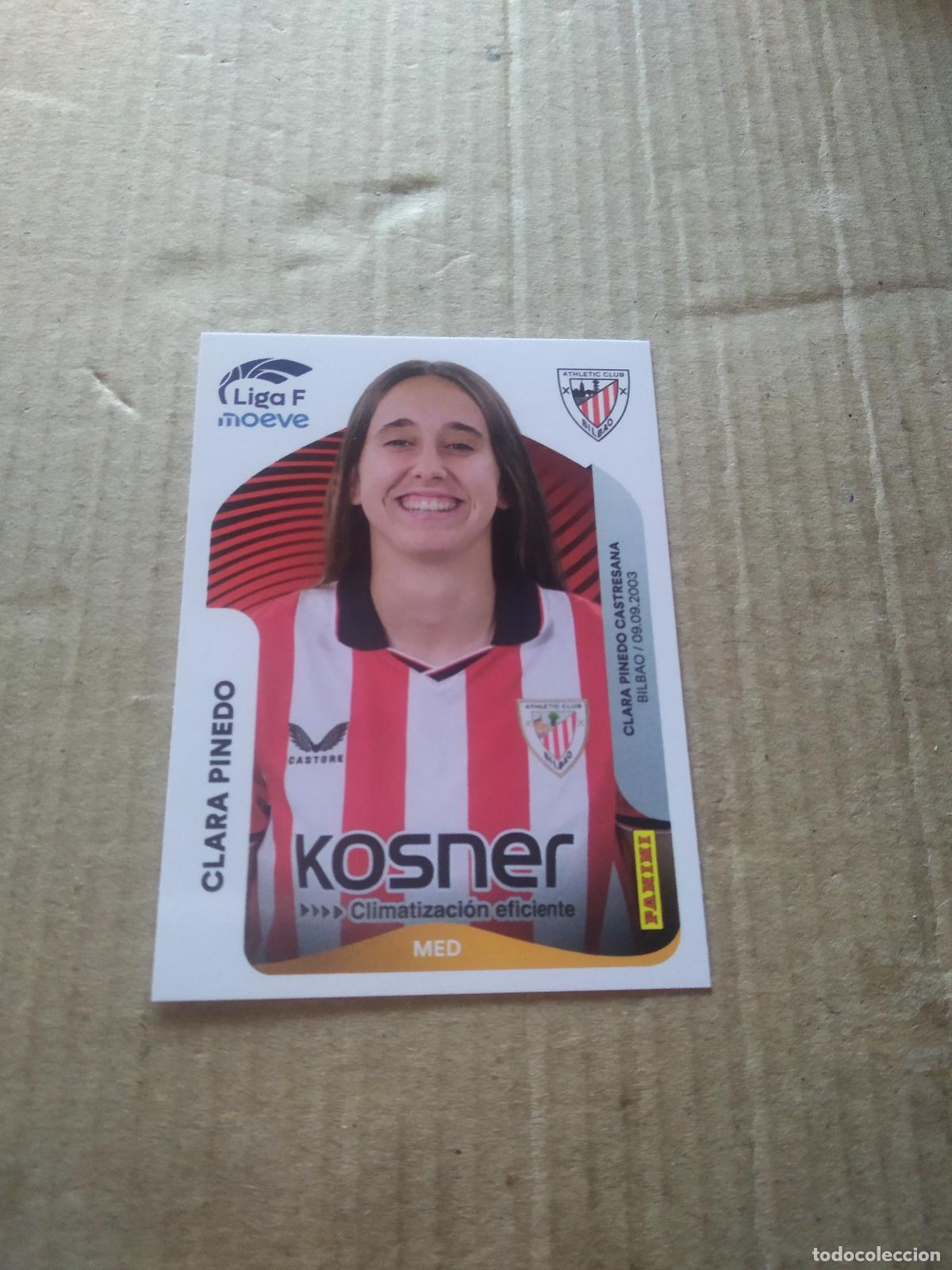 Cromos de f&uacute;tbol: 35 CLARA PINEDO ATHLETIC CLUB BILBAO CROMO FUTBOL PANINI LIGA FEMENINA 2025-2026 LIGA F 25-26