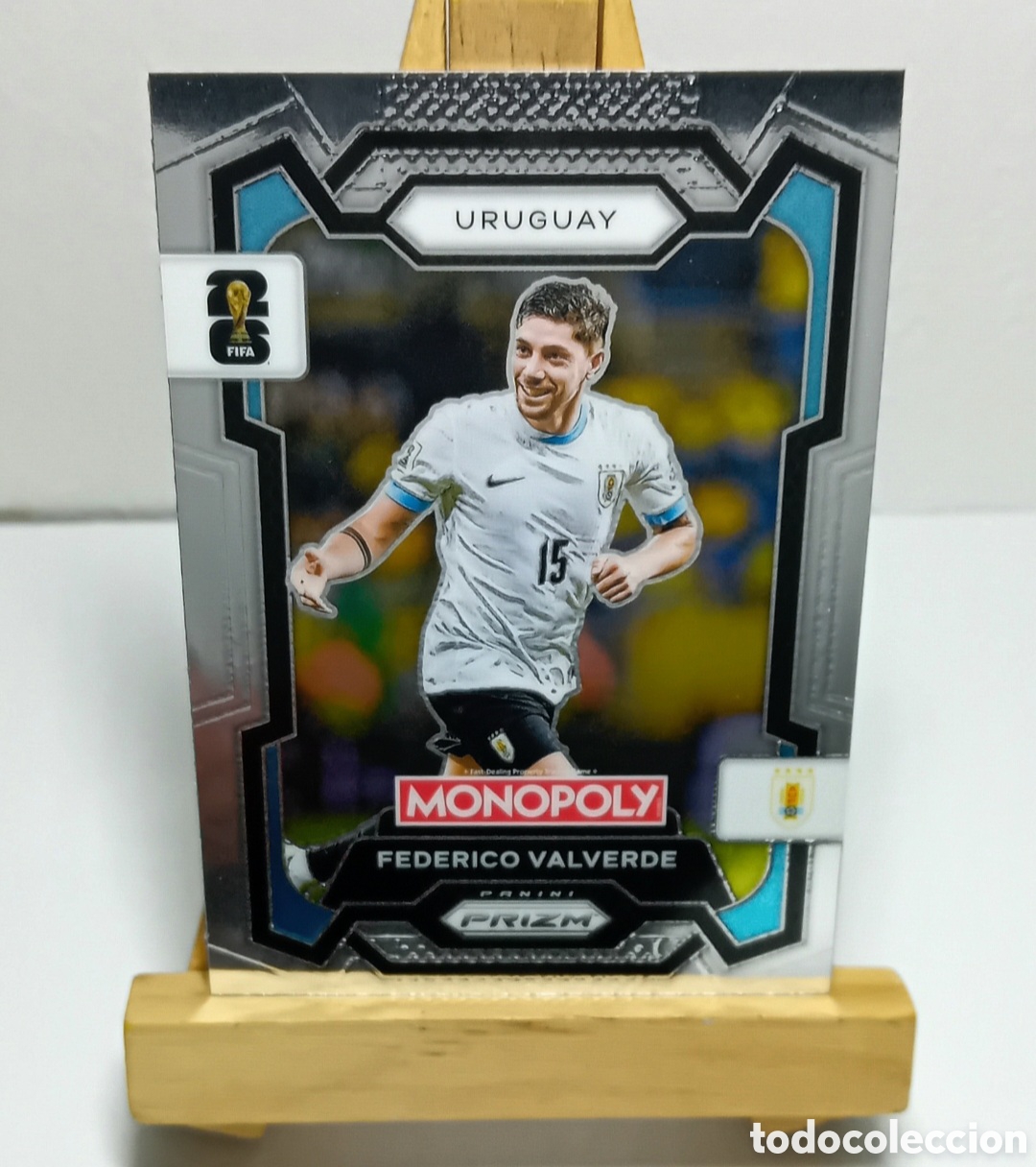 Cromos de f&uacute;tbol: FEDERICO VALVERDE 2026 URUGUAY MONOPOLY PRIZM PANINI.