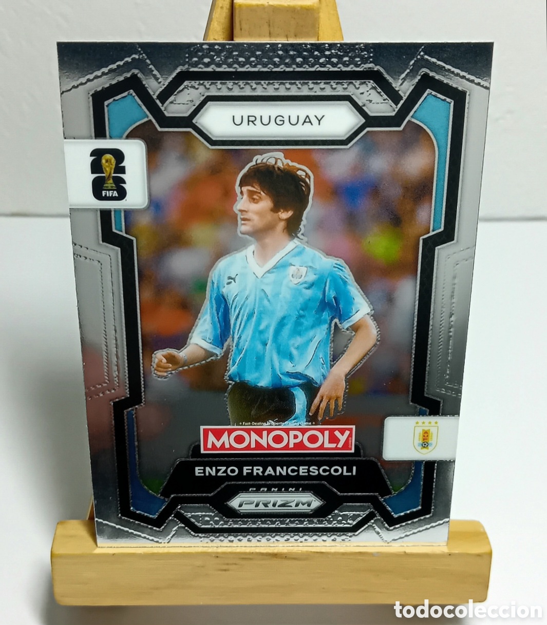 Cromos de f&uacute;tbol: ENZO FRANCESCOLI 2026 URUGUAY MONOPOLY PRIZM PANINI.