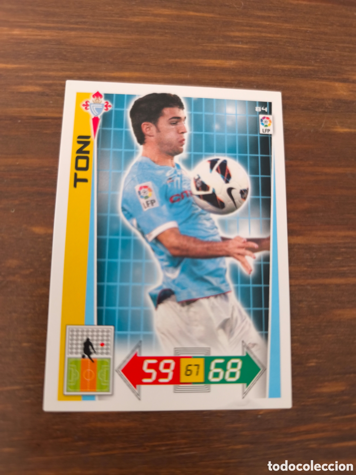 Cromos de f&uacute;tbol: Toni ,celta adrenalyn 12/13