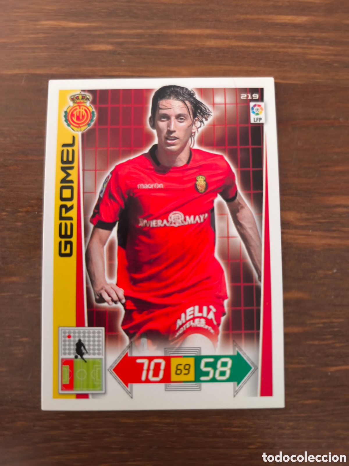 Cromos de f&uacute;tbol: Geromel, Mallorca adrenalyn 12/13