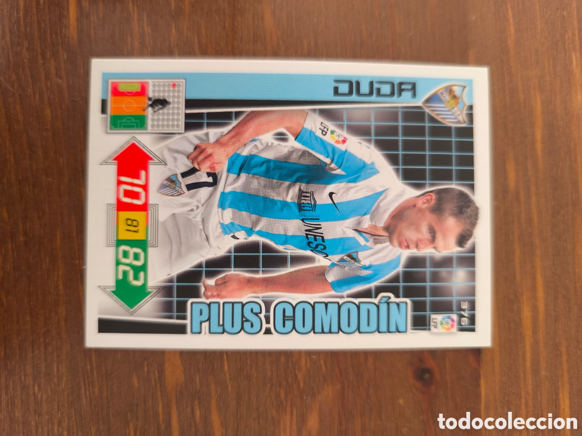 Cromos de f&uacute;tbol: Duda, M&aacute;laga adrenalyn 12/13