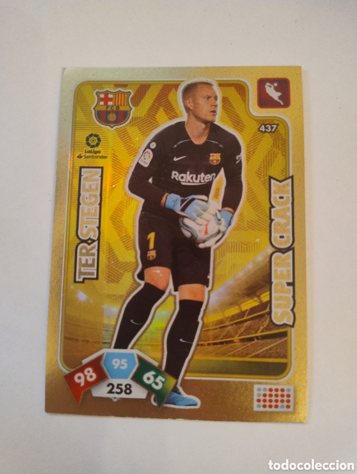 Cromos de f&uacute;tbol: 437 - Ter Stegen - Barcelona - Adrenalyn XL Liga 2019 - 2020