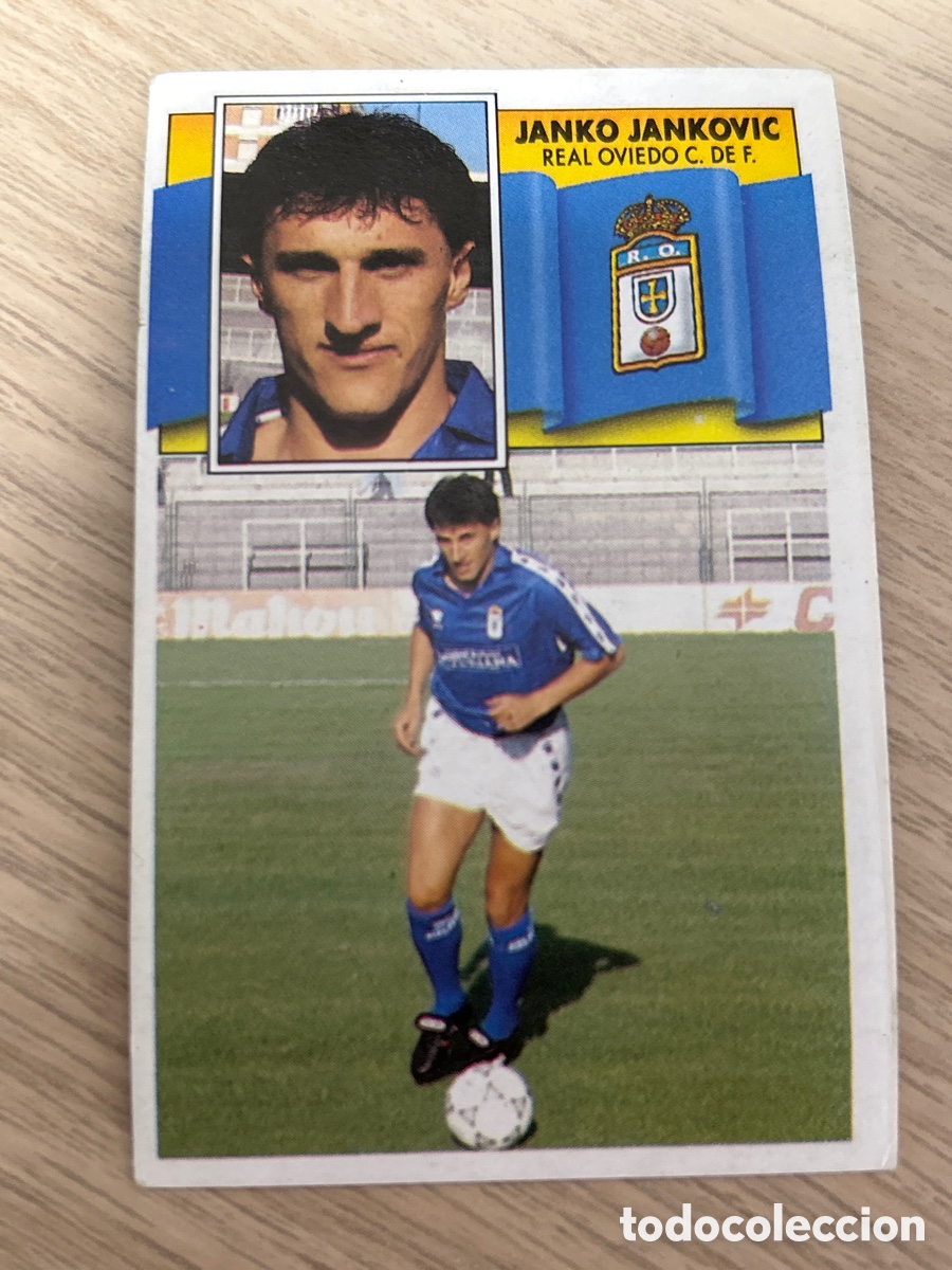 Cromos de f&uacute;tbol: JANKO JANKOVIC FICHAJE 25 REAL OVIEDO LIGA ESTE 1990 1991 90 91 NUNCA PEGADO SIN PEGAR