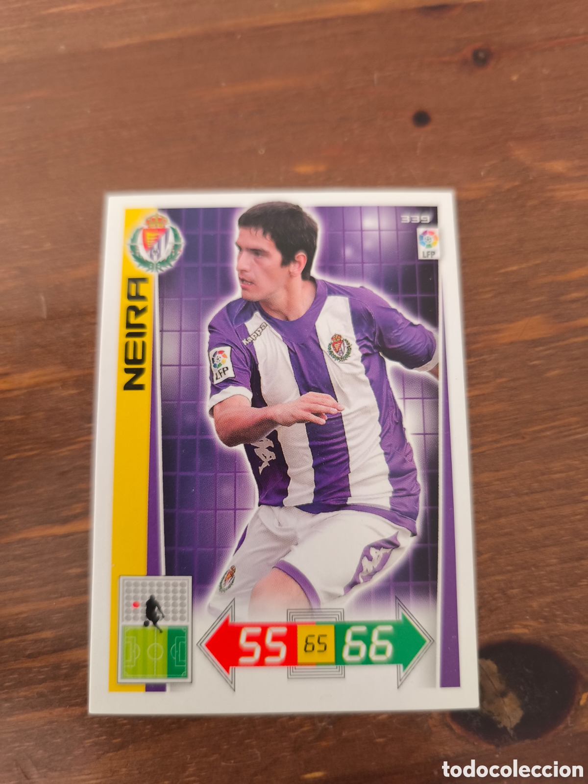 Cromos de f&uacute;tbol: Neira, Valladolid adrenalyn 12/13