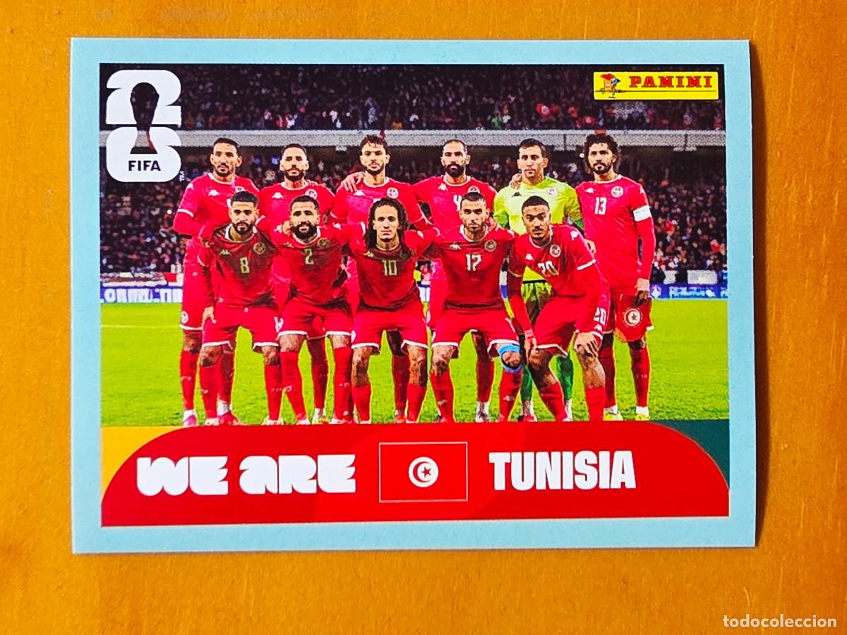 Cromos de f&uacute;tbol: TUN 12 Alineaci&oacute;n equipo plantilla, T&uacute;nez, Panini FIFA World Cup Mundial 2026 Sticker